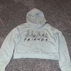 H&M kids cropped length “friends” hoodie